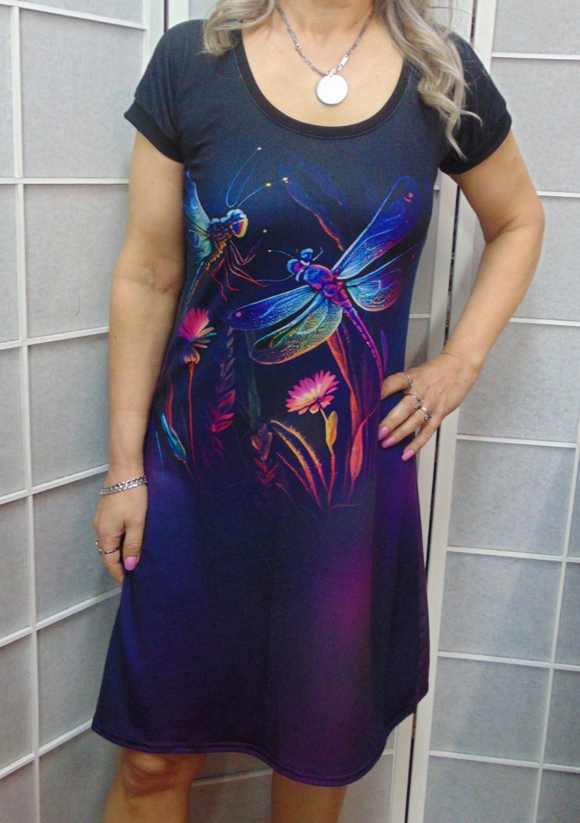 Šaty vážky S - XXXL