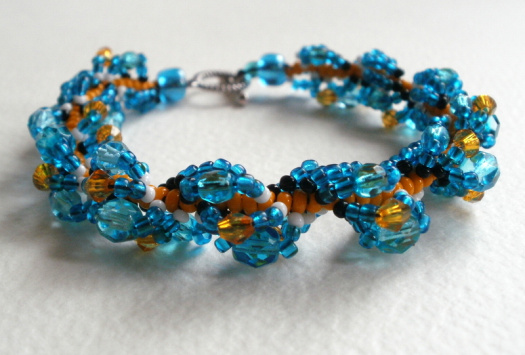 Náramek - Barvy ledňáčka