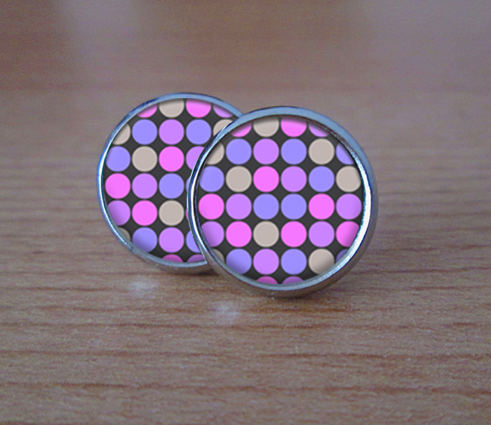 COOL PECKY - Fialové puntíky