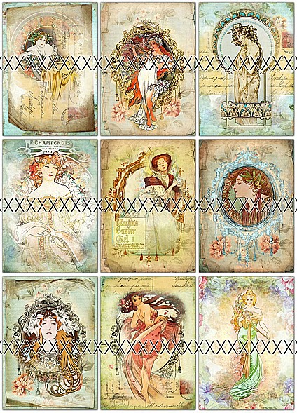 Bavlněná látka - panel - výběr - A140