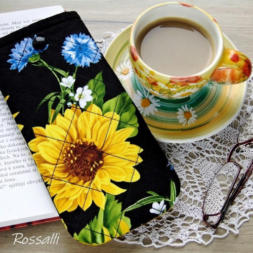 Slunečnice ... pouzdro na brýle