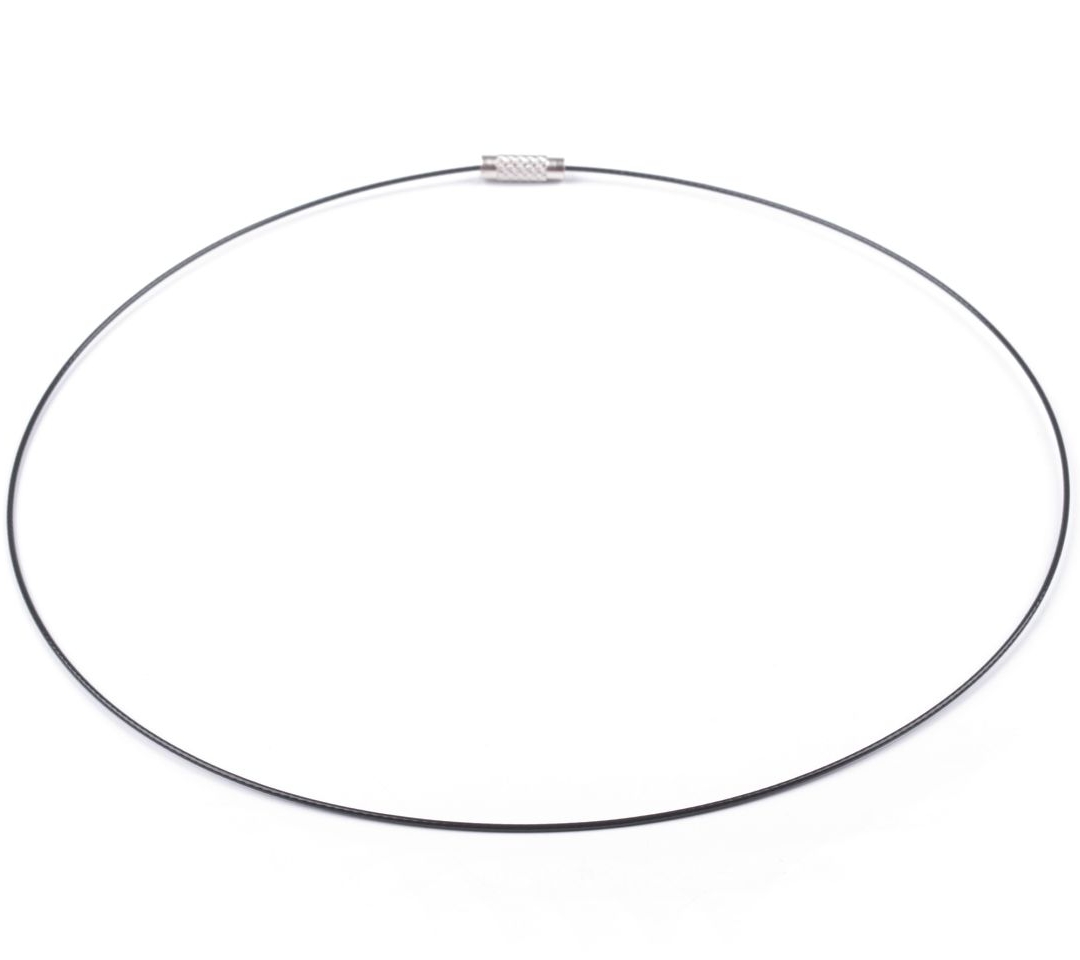 Lanko Ø14cm se zapínáním - 1 ks - černé