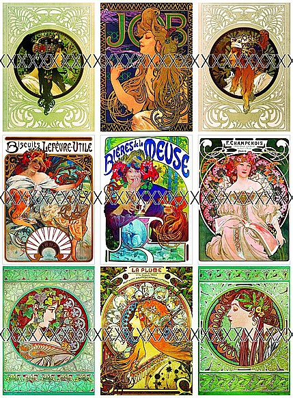 Bavlněná látka - panel - výběr - A141