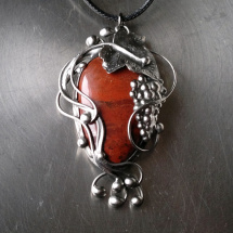 Náhrdelník Port Ruby  (jaspis)