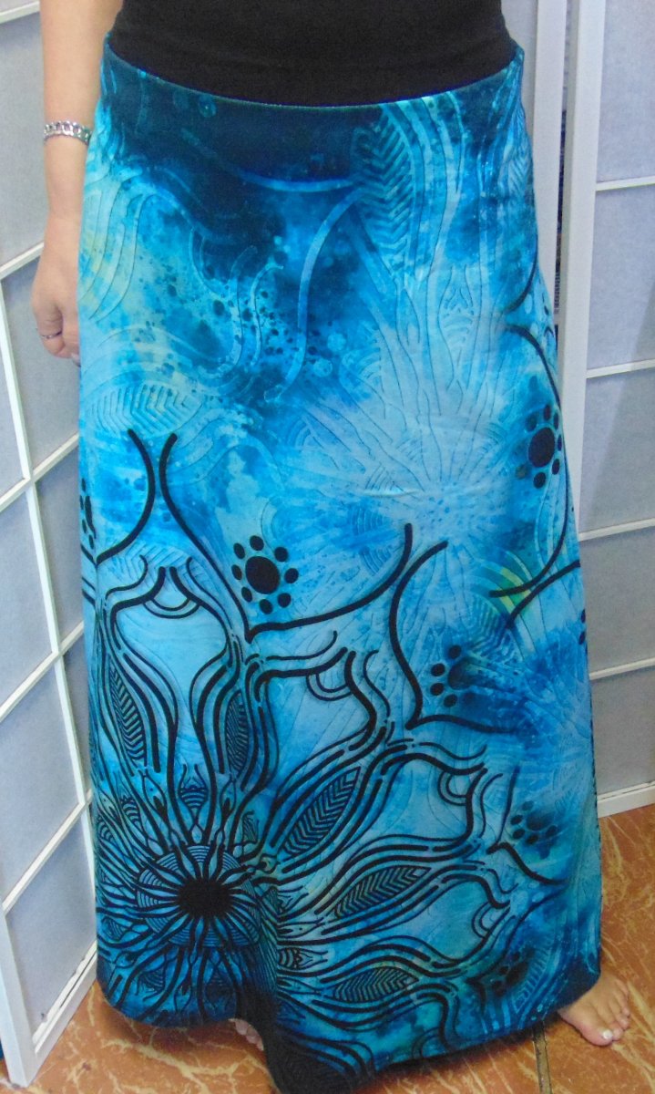 Dlouhá sukně - mandaly (bavlna)