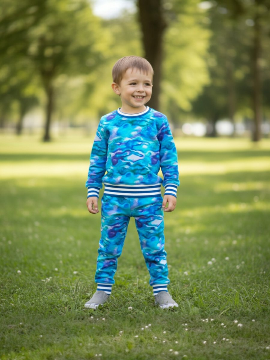 Dětská mikina modrá 110