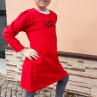 Dětské červené šaty Princess 92,110,116