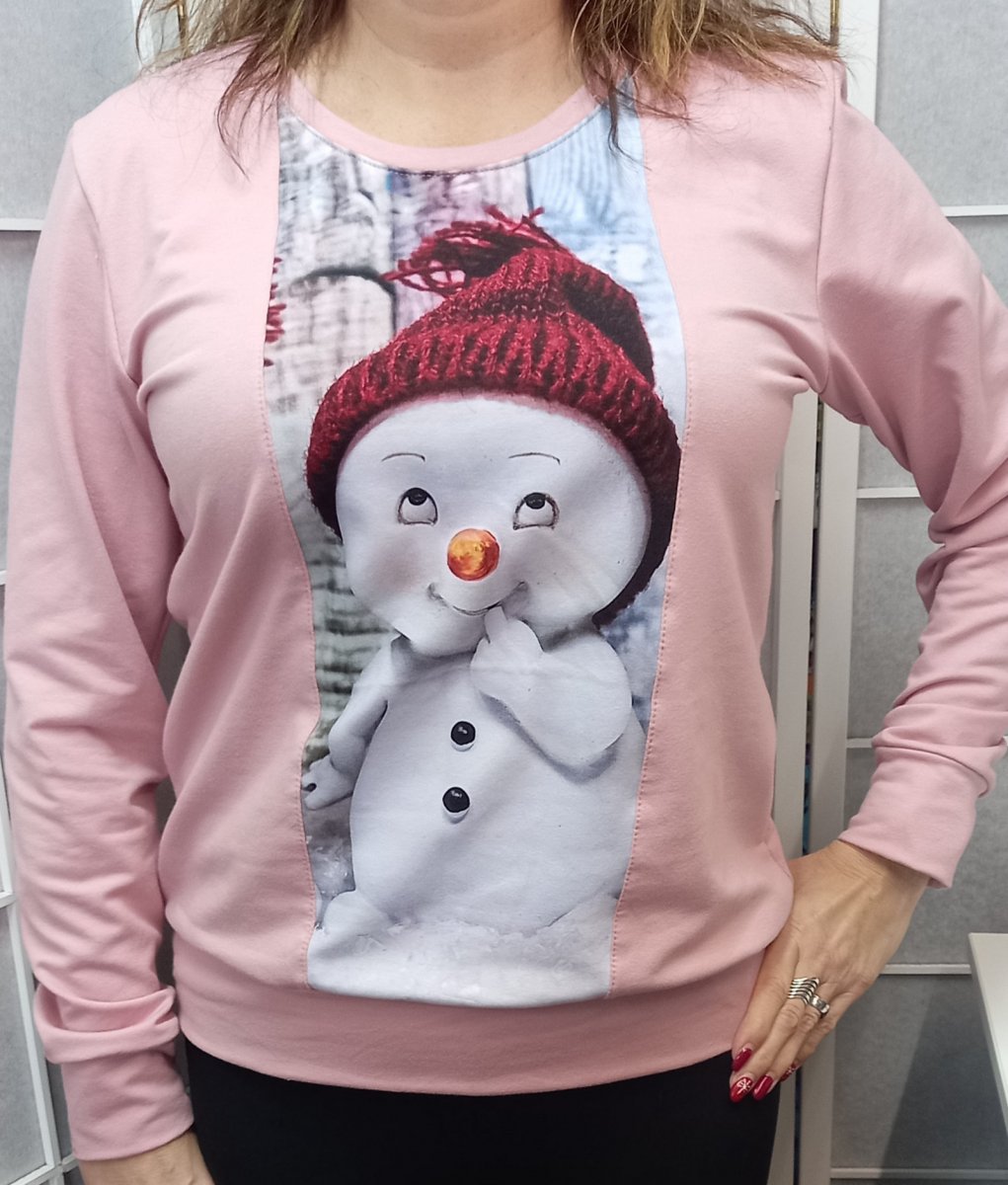 Mikina - vyber si svého sněhuláka (teplákovina)