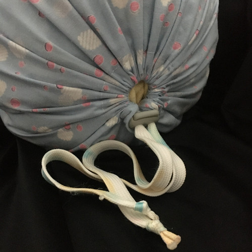 plátěný modrý potah na prostěradlo