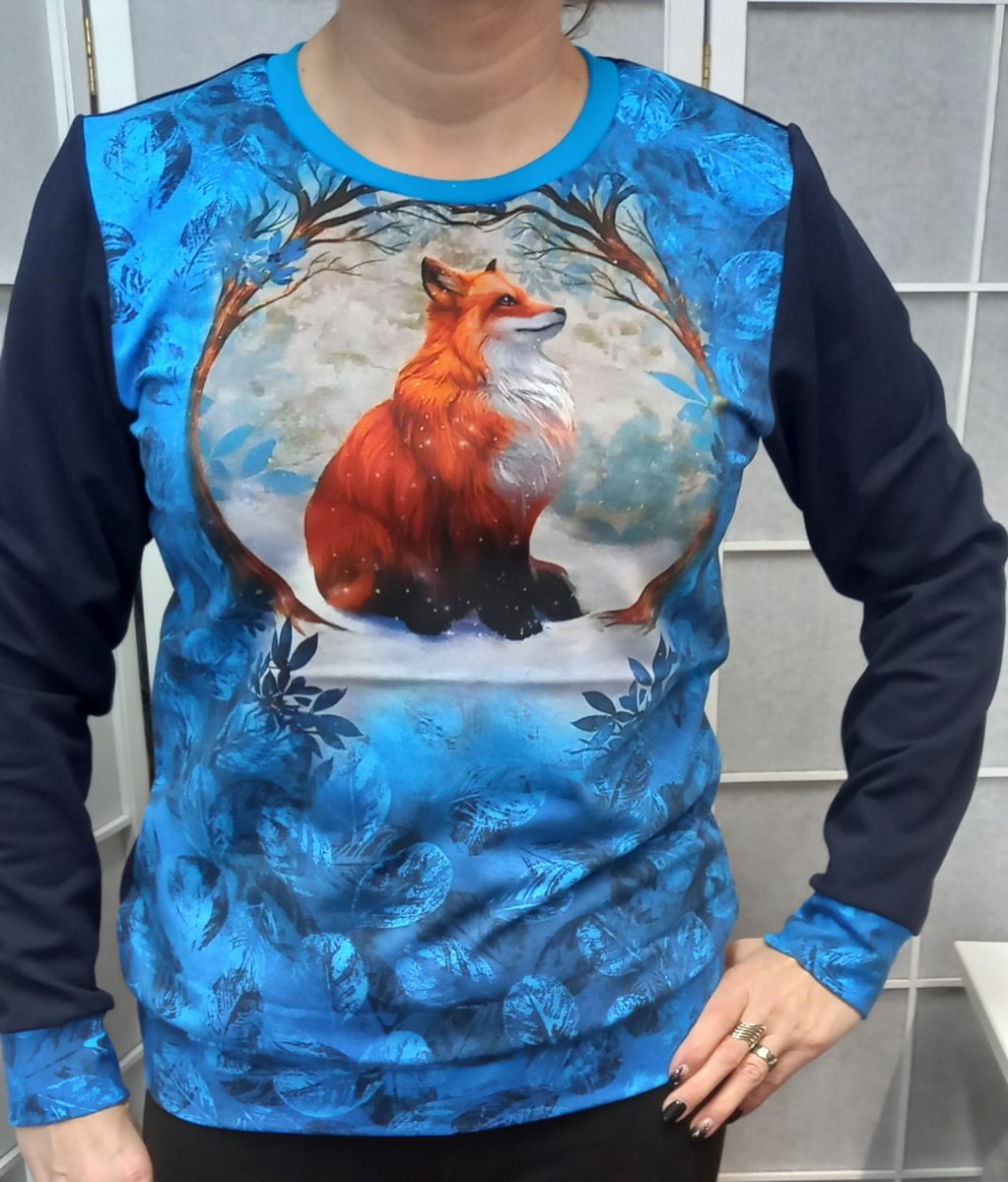 Mikina - liška (teplákovina)