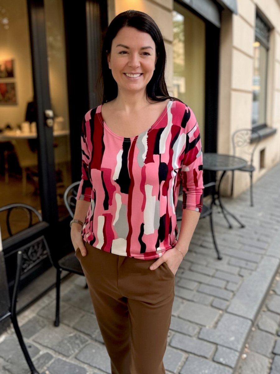 Dámská halenka růžová M/L