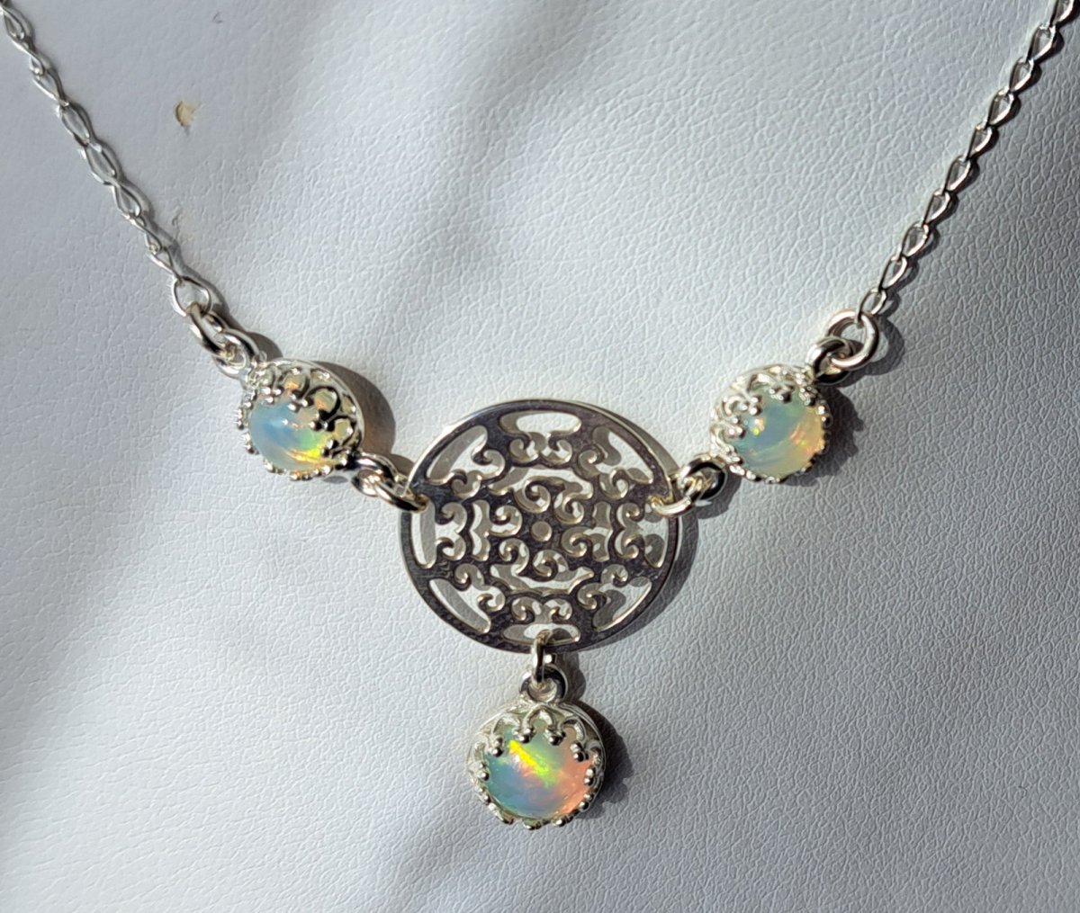 Náhrdelník etiopský WELO opál Ag 925/1000