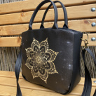 Kabelka zlatá mandala