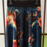 Půlkolová sukně - sasanka, velikost L/XL
