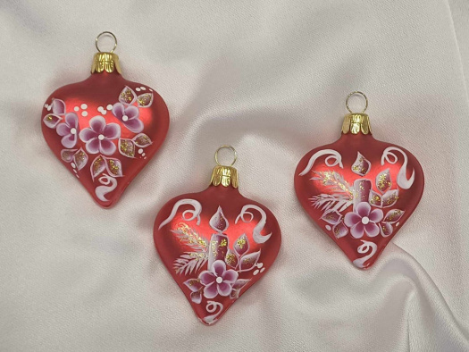  Vánoční ozdoby - srdce