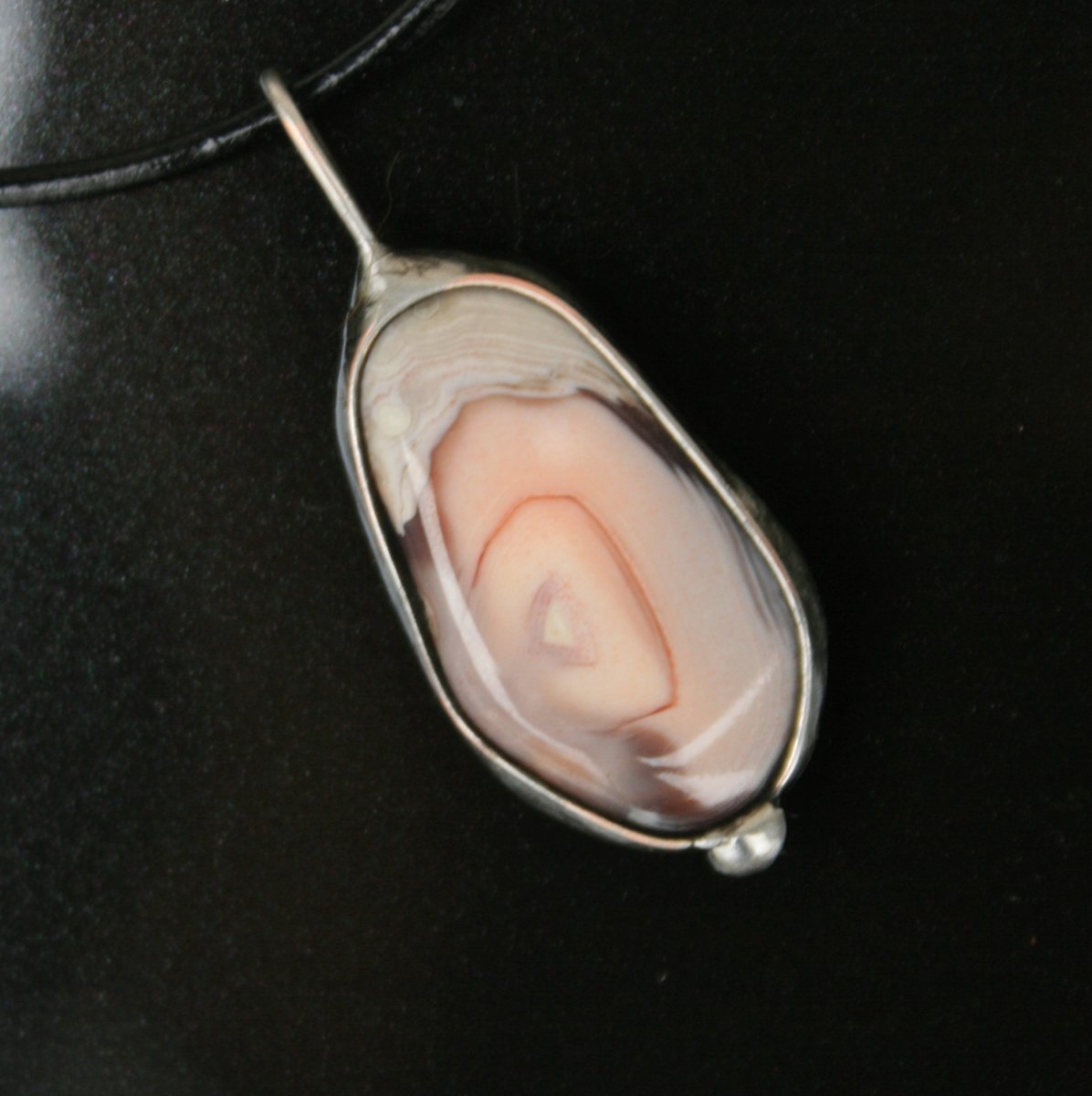 Mini  (růžový achát)  