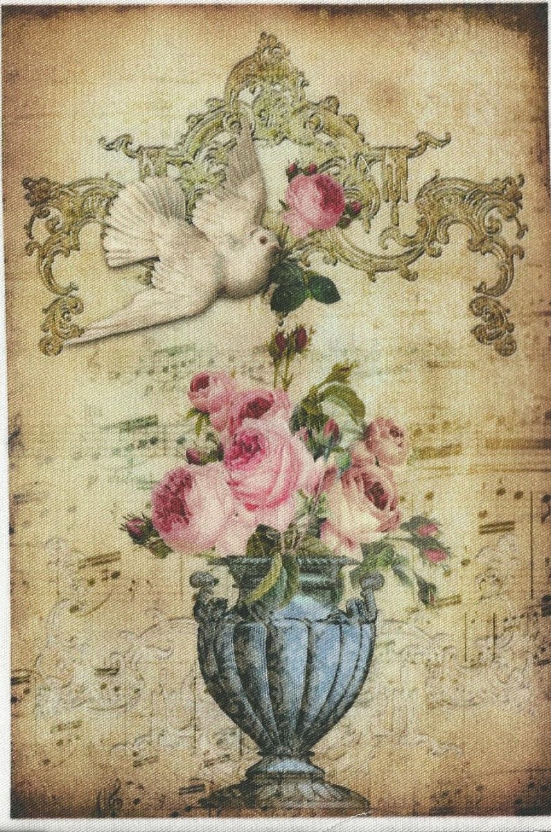 BAVLNĚNÝ PANEL - 11 x 16,5 cm 6RG1 