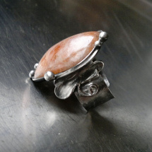 Prsten Jasmine  (sluneční kámen)