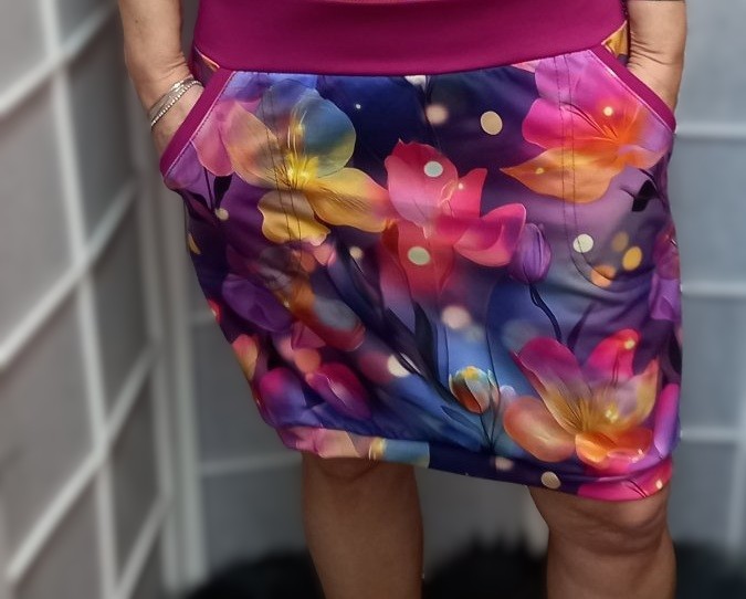 Sukně - květy (bavlna)