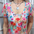 Tričko - vlčí máky (bavlna)