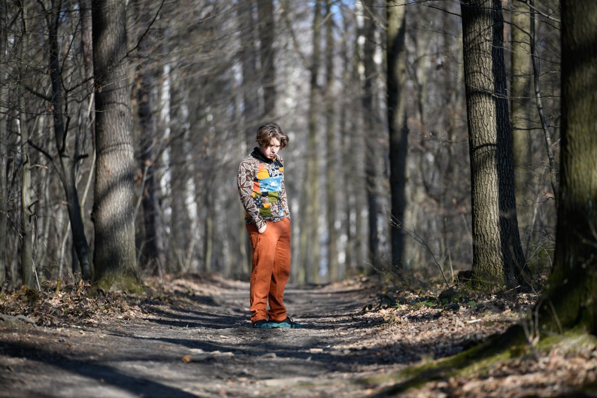 Pánské lněné kalhoty