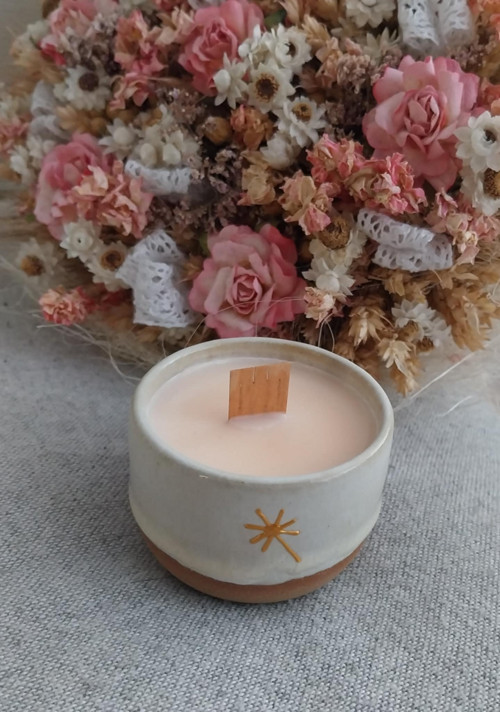 Svíčka hrníček hvězdička