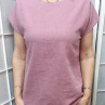 Halenka z přírodního lnu - barva starorůžová, velikost 2XL  ~ SLEVA ~