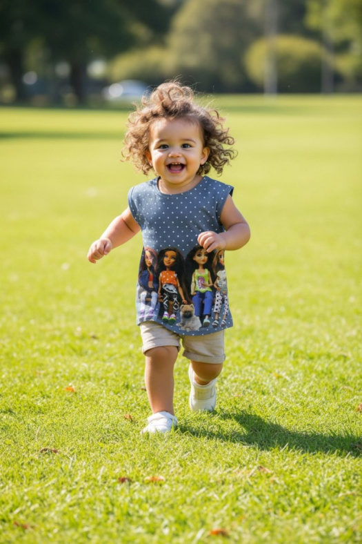 Dětské šaty Puntík 80/86