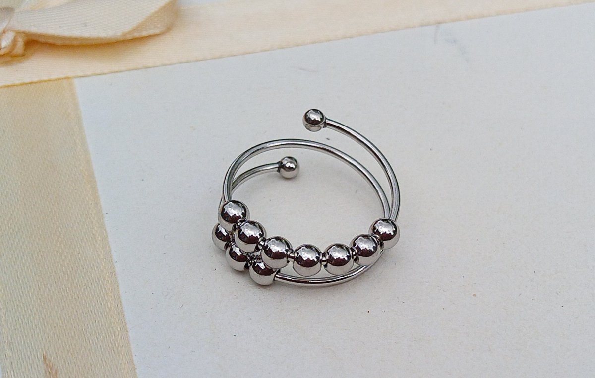 Antistresový prsten z chirurgické oceli