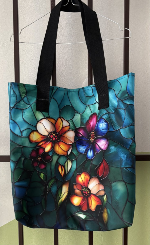 TAŠKA z kočárkoviny - Vitráž