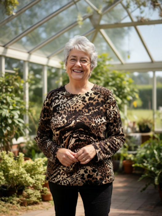 Dámská halenka zvířecí vzor XL