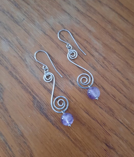 AMETYSTOVÉ spirálky..
