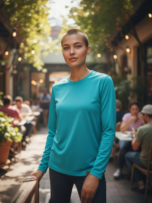 Dámské triko tyrkys