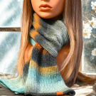 Pletená vlněná šála 2689