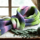 Pletená vlněná šála 2694