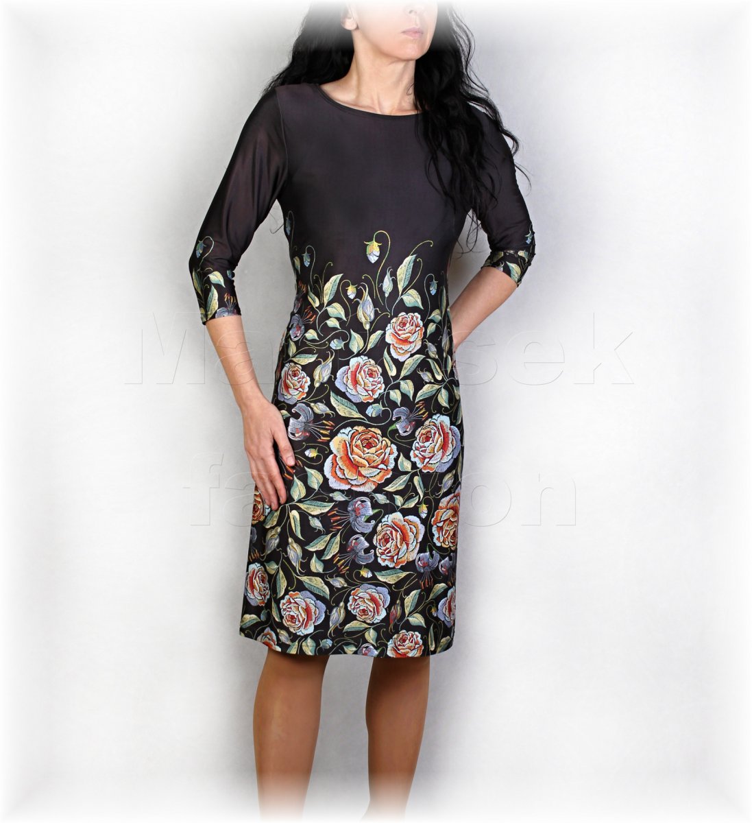 Šaty vz.838 i kr.rukáv