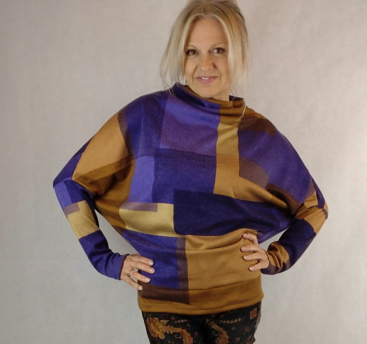 Lehký svetřík s vlnou