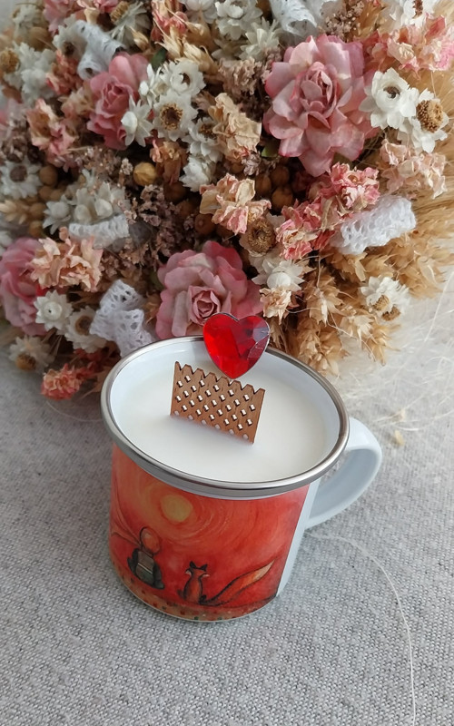 Svíčka plecháček Malý princ