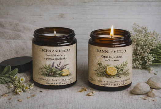 Sada sójových svíček - 120 ml