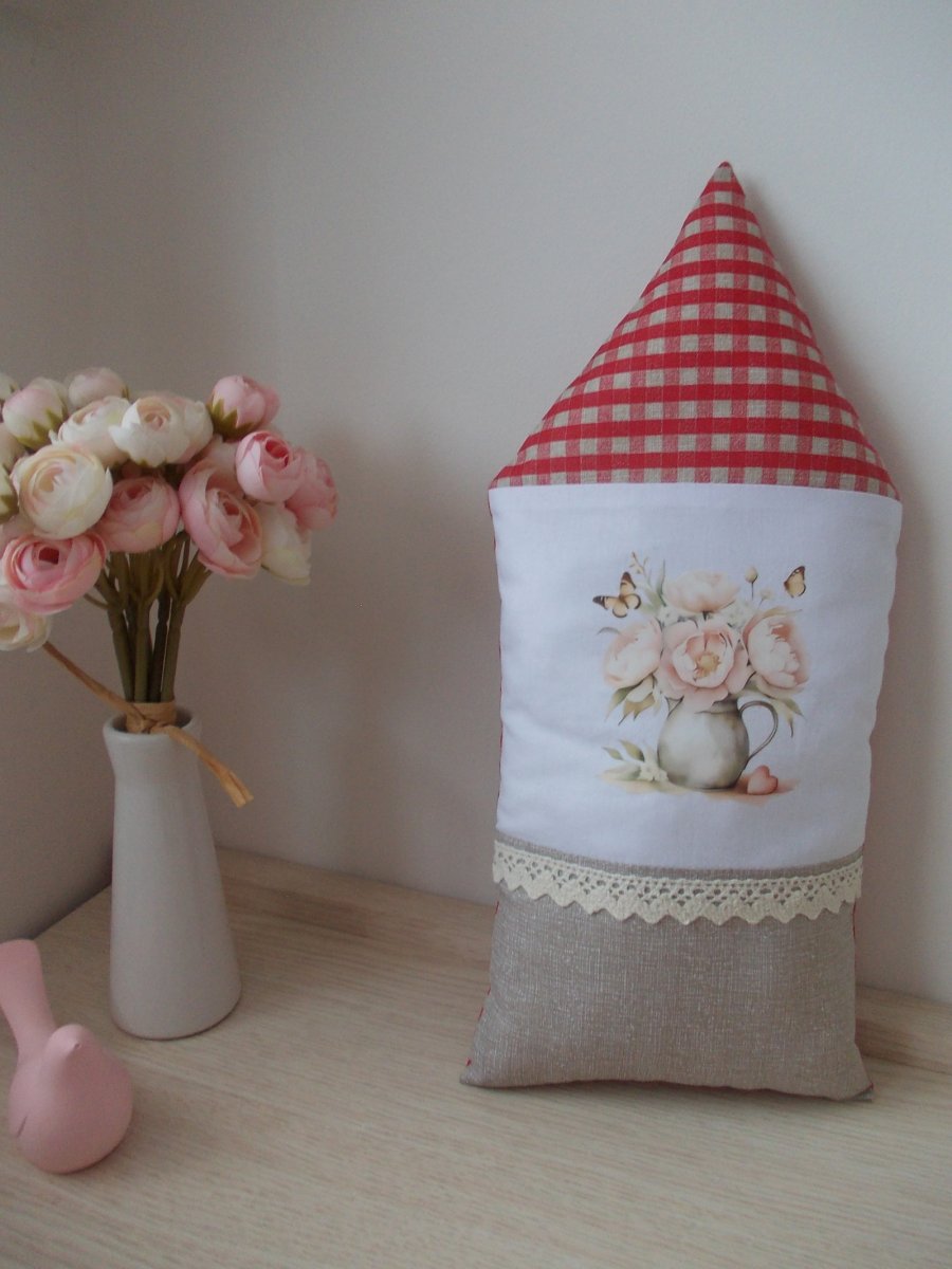 Dekorační polštářek domeček