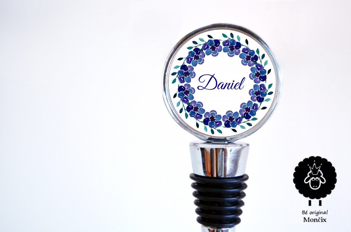 Zátka na víno na přání - vaše jméno