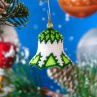 Vánoční ozdoba - zvoneček zelenozelený