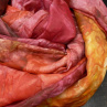 Šál karamelovo-červený,oranž,140x90 cm