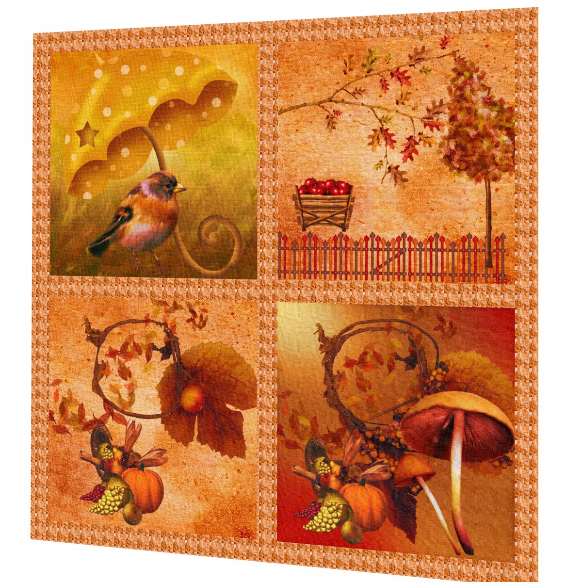 BAVLNĚNÝ PANEL - SADA 22 x 23 cm 2GS6