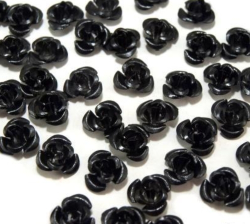 Kovová růžička 10 mm - 10 ks