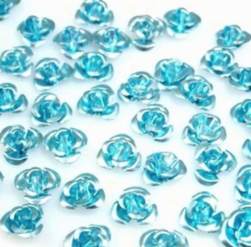 Kovová růžička 10 mm - 10 ks