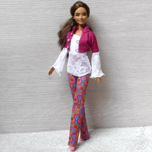Kalhoty a halena pro Barbie