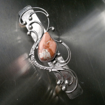 Spona Julie  (jaspis)