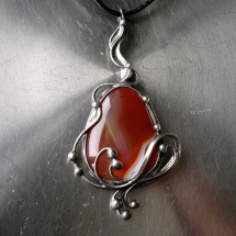 Náhrdelník Sarah   (achát)