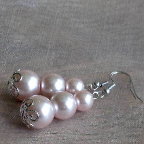 Luxusní perly v barvě šampaň